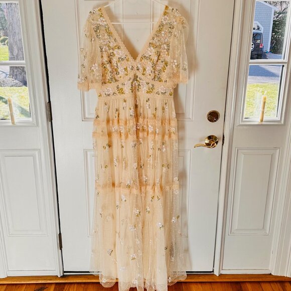 Needle & Thread Shimmer Primrose Gown, Size US12 - Picture 2 of 7